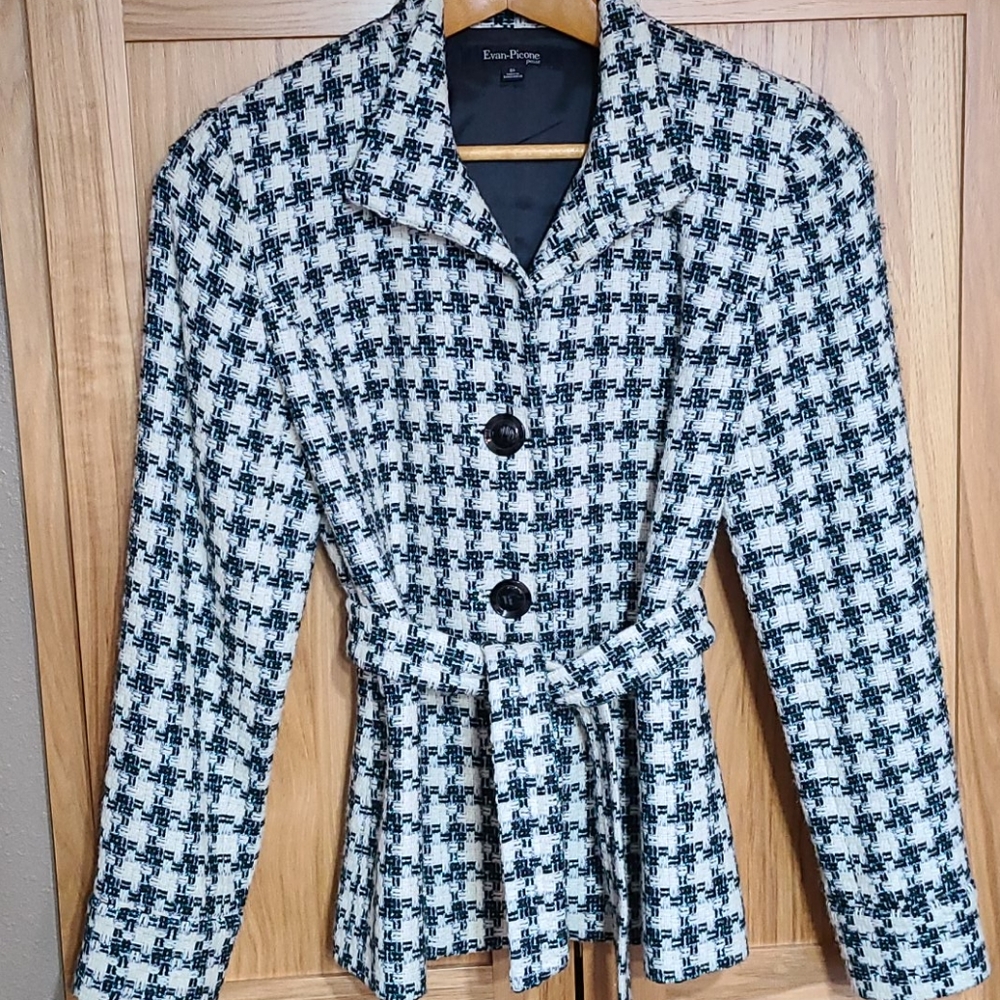 Evan-Picone 6p Lined 3 Button Jacket - image 1